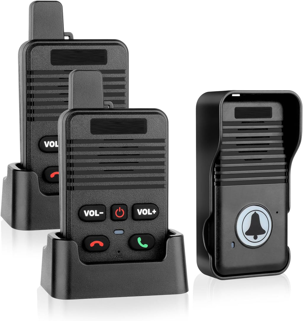 Doorbells, Full Duplex Intercom Long Range Wireless Door Bell