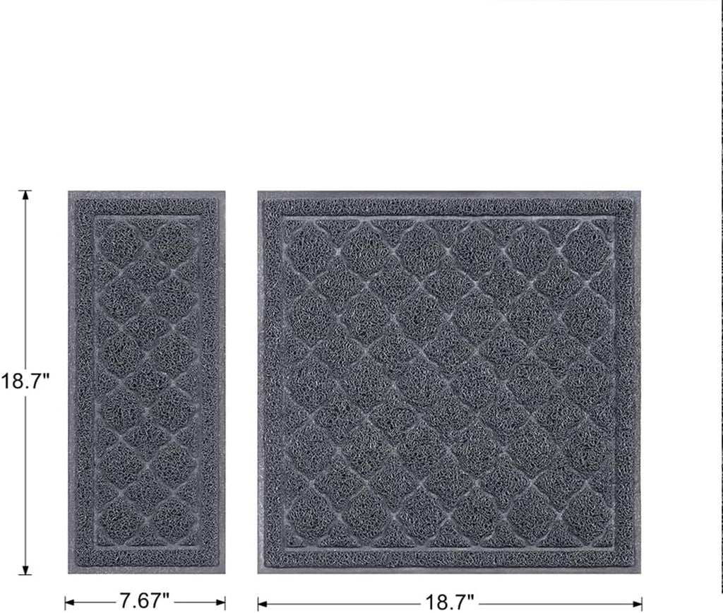 unipaws Cat Litter Trapping Mat, Litter Box Scatter Control Pad