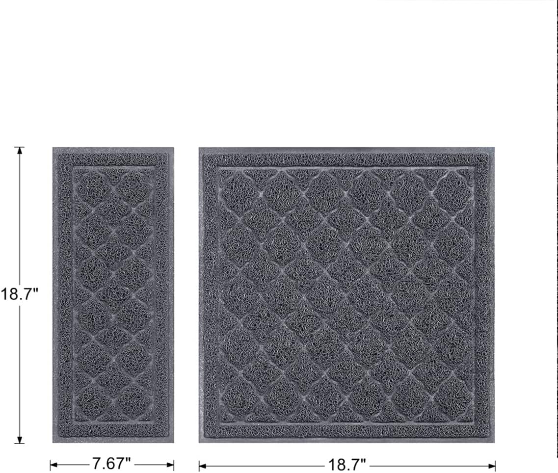 unipaws Cat Litter Trapping Mat, Litter Box Scatter Control Pad