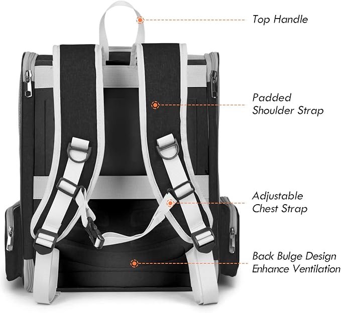 Cat Backpack Carrier, Pet Carrier Backpack - Image 3