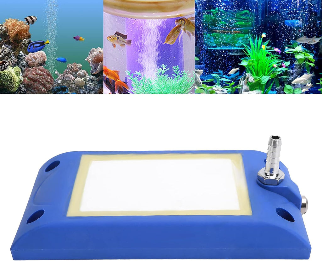 Aquarium Air Stone Bar, Fish Micro Bubble Oxygen Diffuser Aquarium Dual Interface Nano Air Stone Bar, Bubble Diffuser Release Tool for Fish (Small)