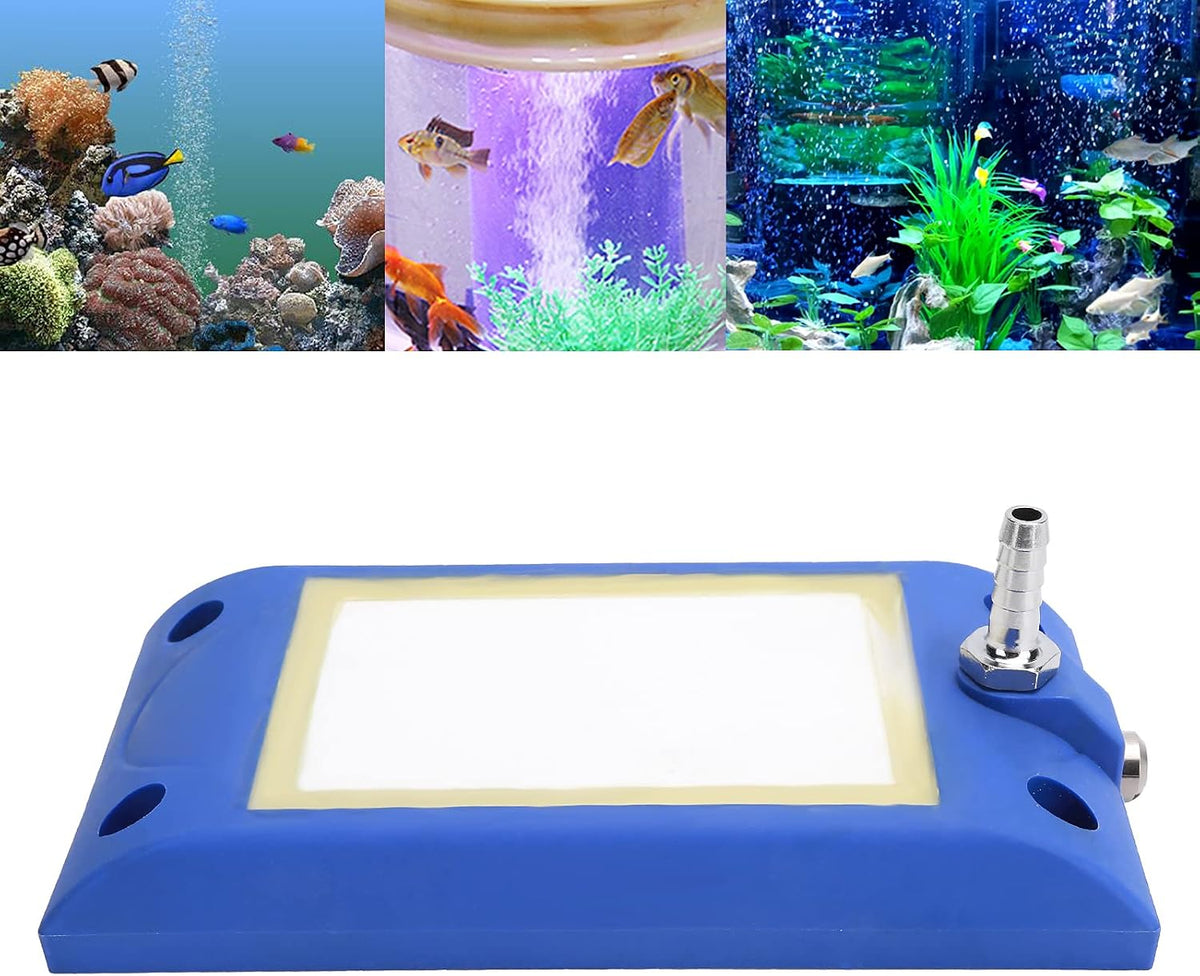 Aquarium Air Stone Bar, Fish Micro Bubble Oxygen Diffuser Aquarium Dual Interface Nano Air Stone Bar, Bubble Diffuser Release Tool for Fish (Small)
