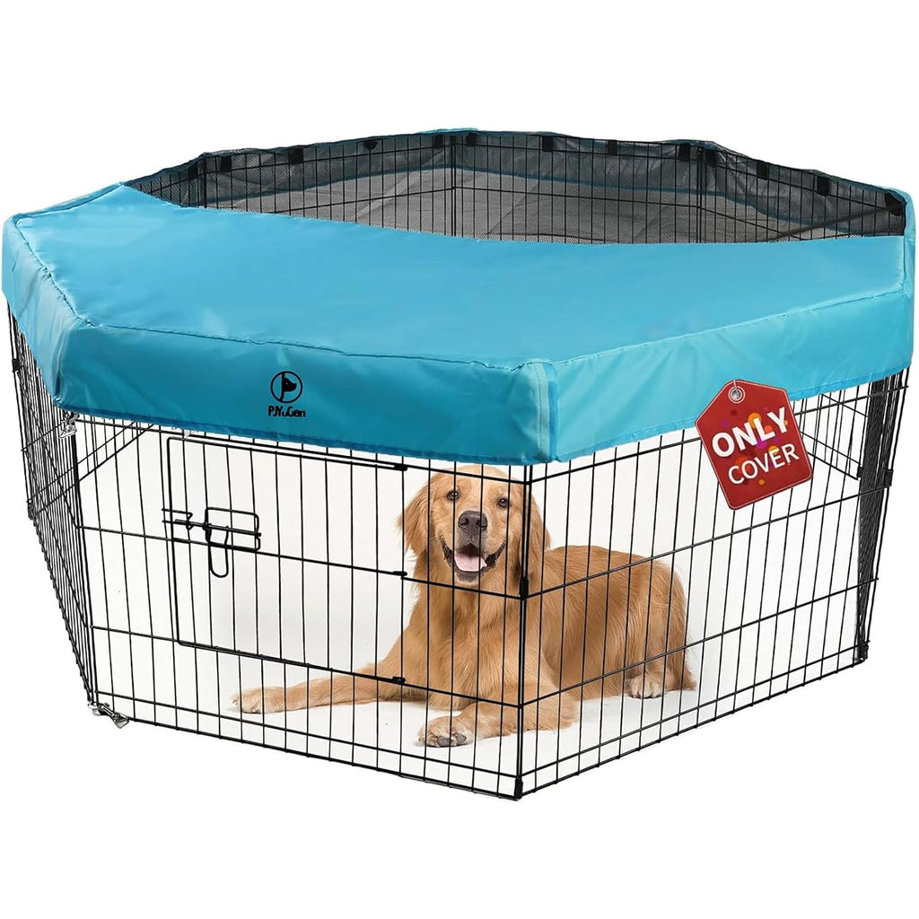 PJYuCien Playpen Top Cover for 24'' Width 8 Panel Pen, Black
