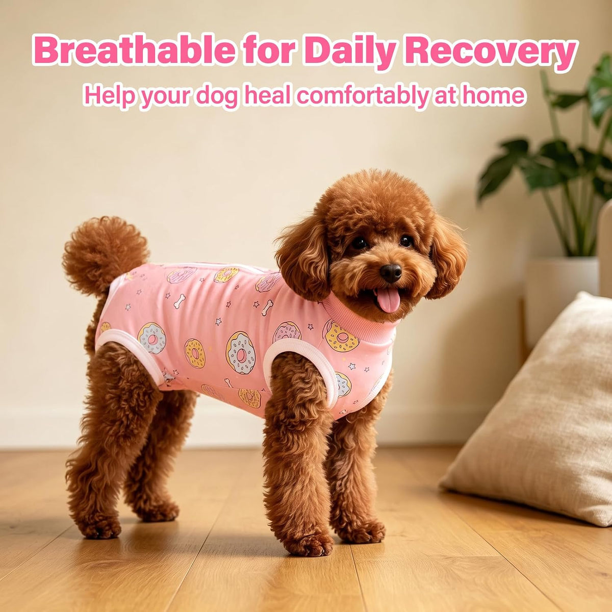 Coppthinktu Recovery Suit for Dogs After Surgery, Dog Onesie Surgical Suit