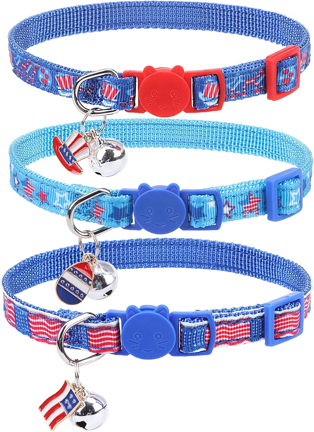 PUPTECK Cat Collar Breakaway with Bells, Kitten Outfit