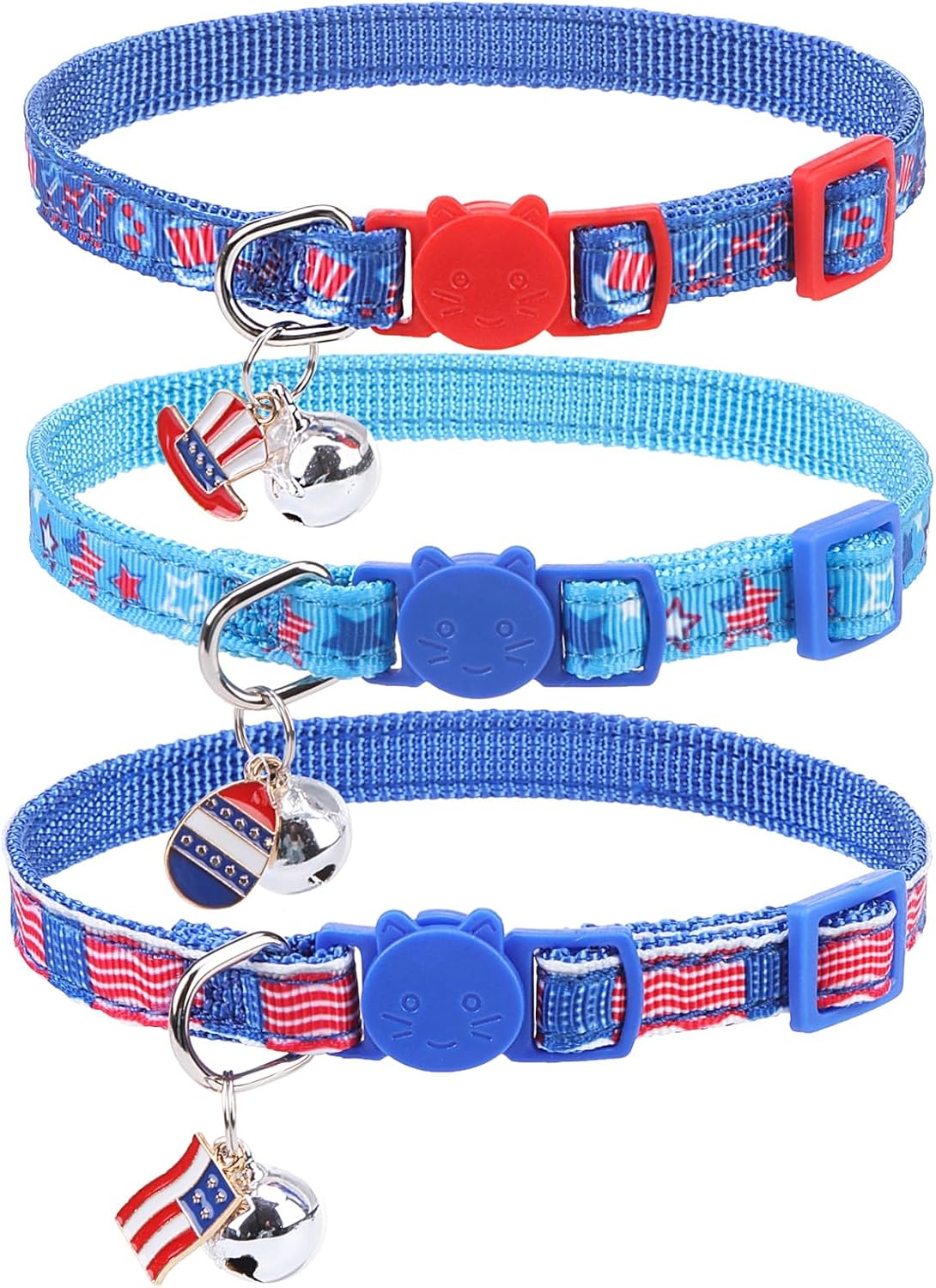 PUPTECK Cat Collar Breakaway with Bells, Kitten Outfit