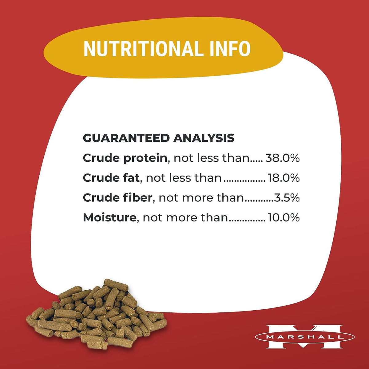 Marshall Pet Products Premium Ferret Diet, 4 lbs Pellet Bag, Complete Nutrition Formula - Single Food Bag