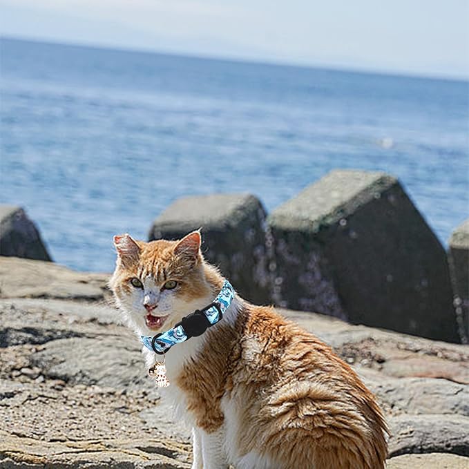 Cat Collar-2 Pack Collars Dinosaur & Shark Cat Collar Breakaway - Image 5