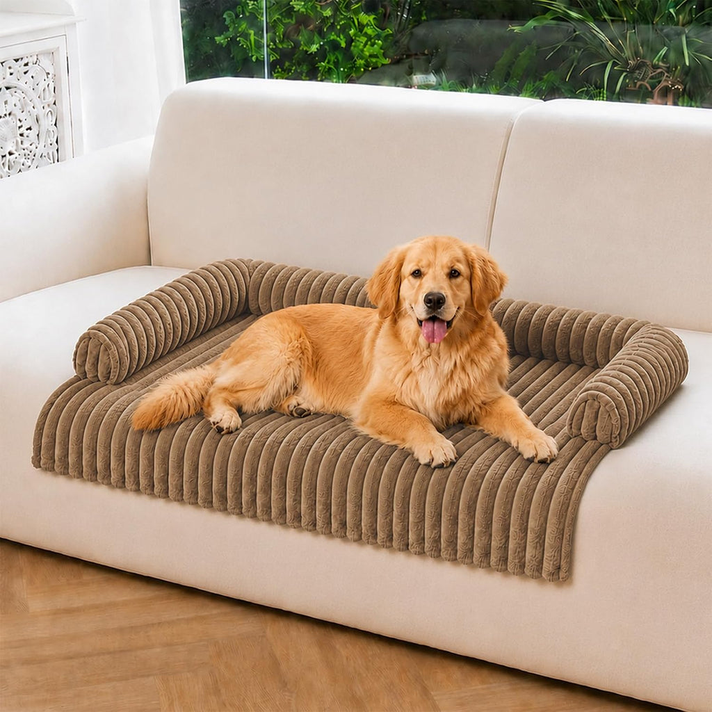 Deep Dream Waterproof Dog Couch Bed/Mat for Large Dogs with Removable Cover