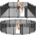 Dog Playpen Dog Fence Outdoor for Yard 47" H by Petorldog