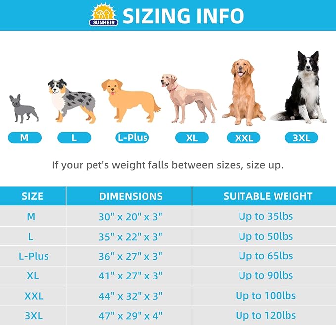 Sunheir Orthopedic Dog Beds for Small Dogs, Waterproof Puppy Bed - Image 5