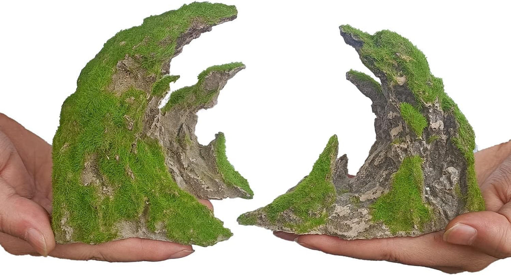 Novelsite Fish Tank Accessories, Aquarium Decorations, Scenery, Rock Ornaments - Create Aquatic Beauty with Premium Aquarium Decorations,8.5" W x 4.5" H x 3.2" D