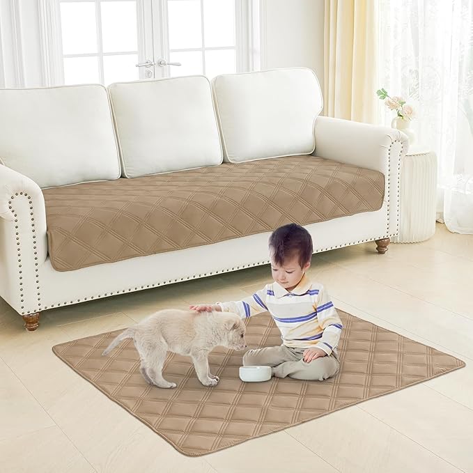 Smiry Waterproof Dog Bed Cover Blanket 82x82, Soft Reversible Pet Blanket - Image 7