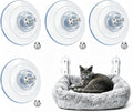 8 Pack Powerful Cat Window Perch Suction Cup with Screw and Nut,3.3 Inches