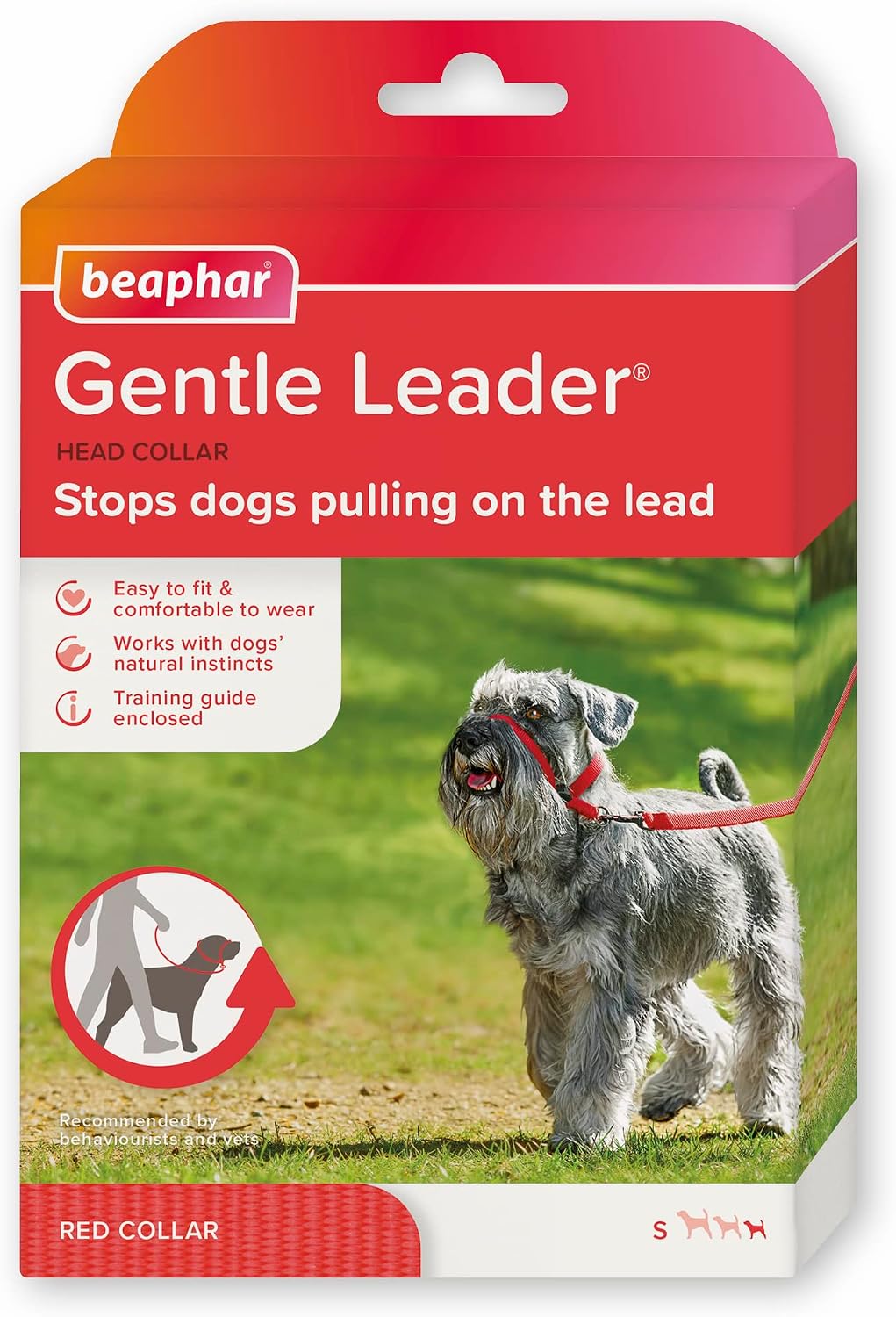 Beaphar | Gentle Leader | Head Collar for Small Dogs | Stops Pulling On The Lead | Training Aid with Immediate Effect | Endorsed by Behaviourists | Black x 1