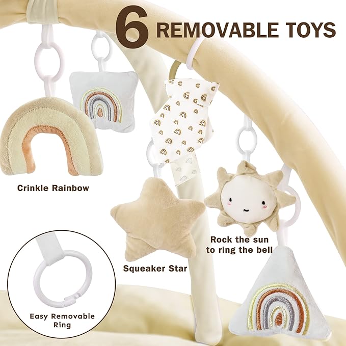 Little Dove 5-in-1 Convertible Baby Play Gym - Image 3