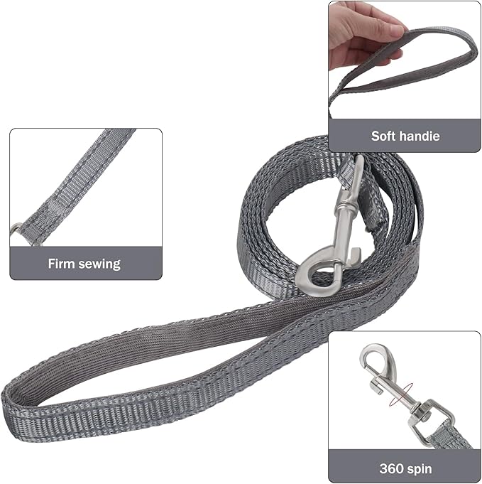 YIMEIS Dog Harness and Leash Set, No Pull Soft Mesh Pet Harness, Reflective - Image 4