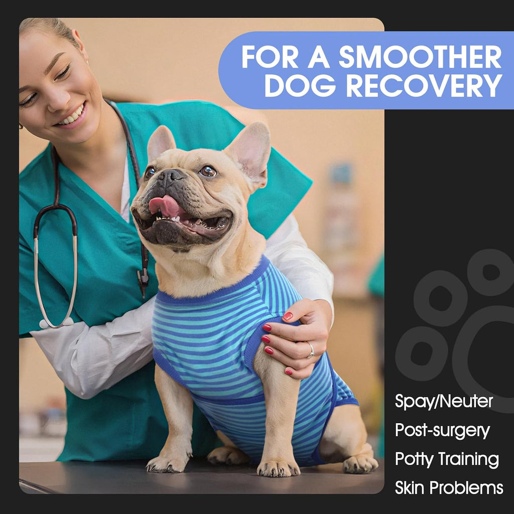 FUAMEY Recovery Suit for Dogs After Surgery,Soft Breathable Dog Bodysuit