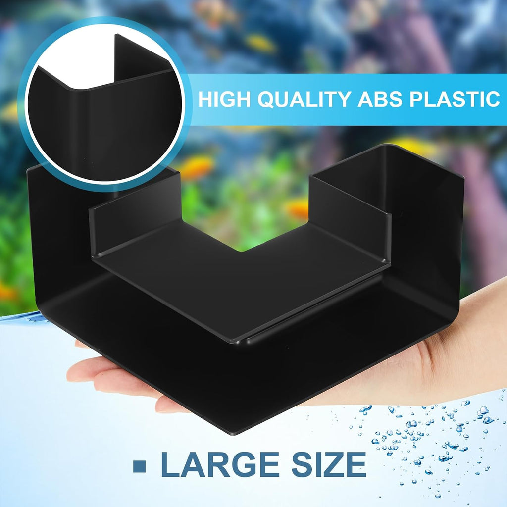 Nuanchu 2 Pcs Aquarium Underground Tunnel, Dual-Entrance Fish Hideout Cave