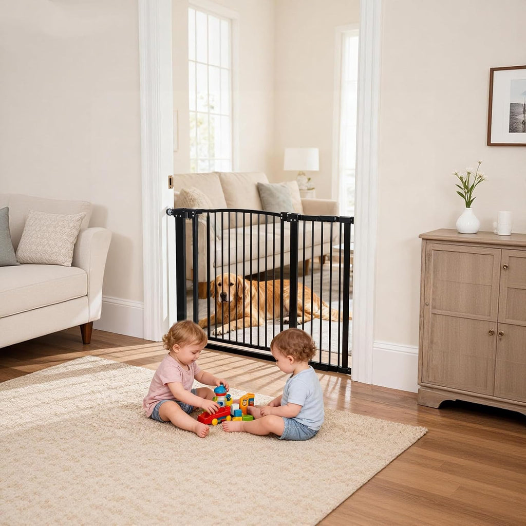 Garvee Pet Safety Gate, 30–41 Inch Wide Pressure Mount Dog Gate