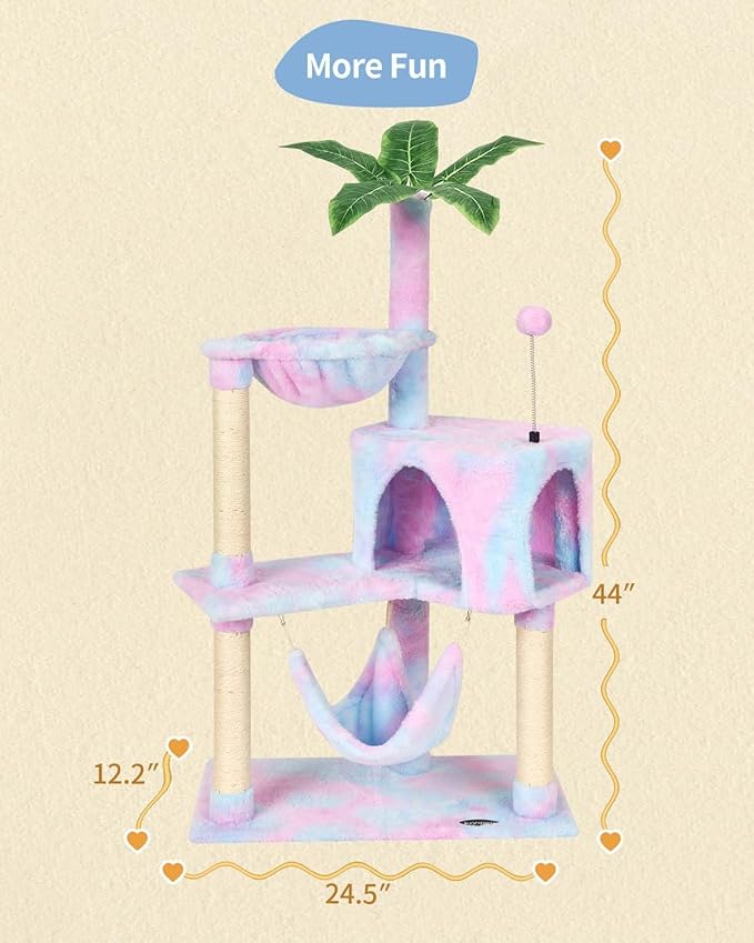 KIYUMI Cat Tree Cat Tower Condo - Image 6