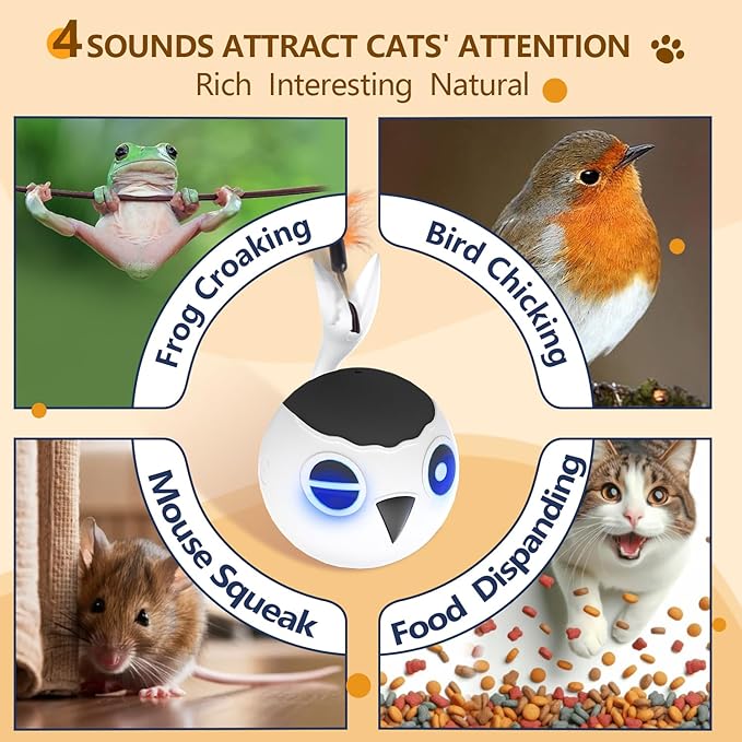 ORSDA Cat Ball Toys, Interactive Cat Toy - Image 6