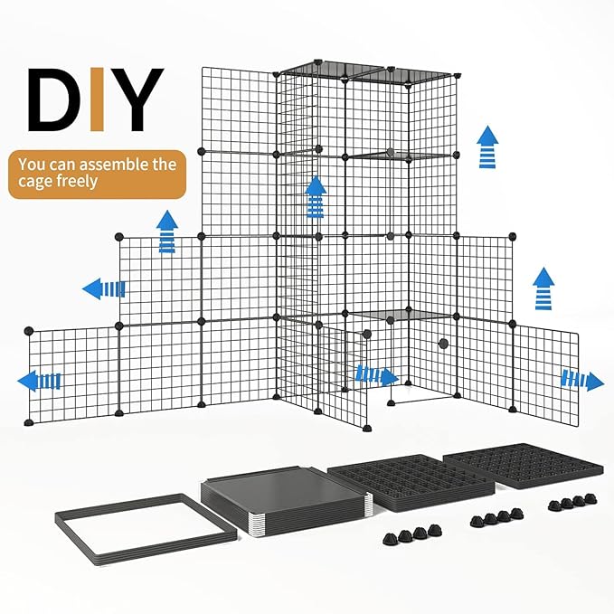 Oneluck Outdoor Cat House Cat Cages Enclosure - Image 8