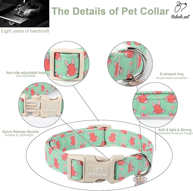Easter Dog Collar for Medium Dogs - Image 4