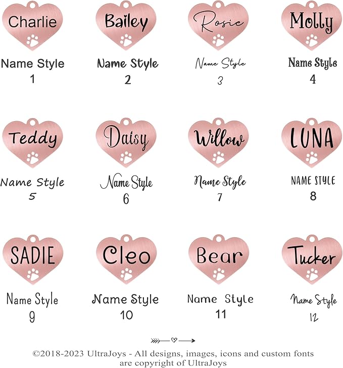 Ultra Joys Dog Tags Personalized - Image 5