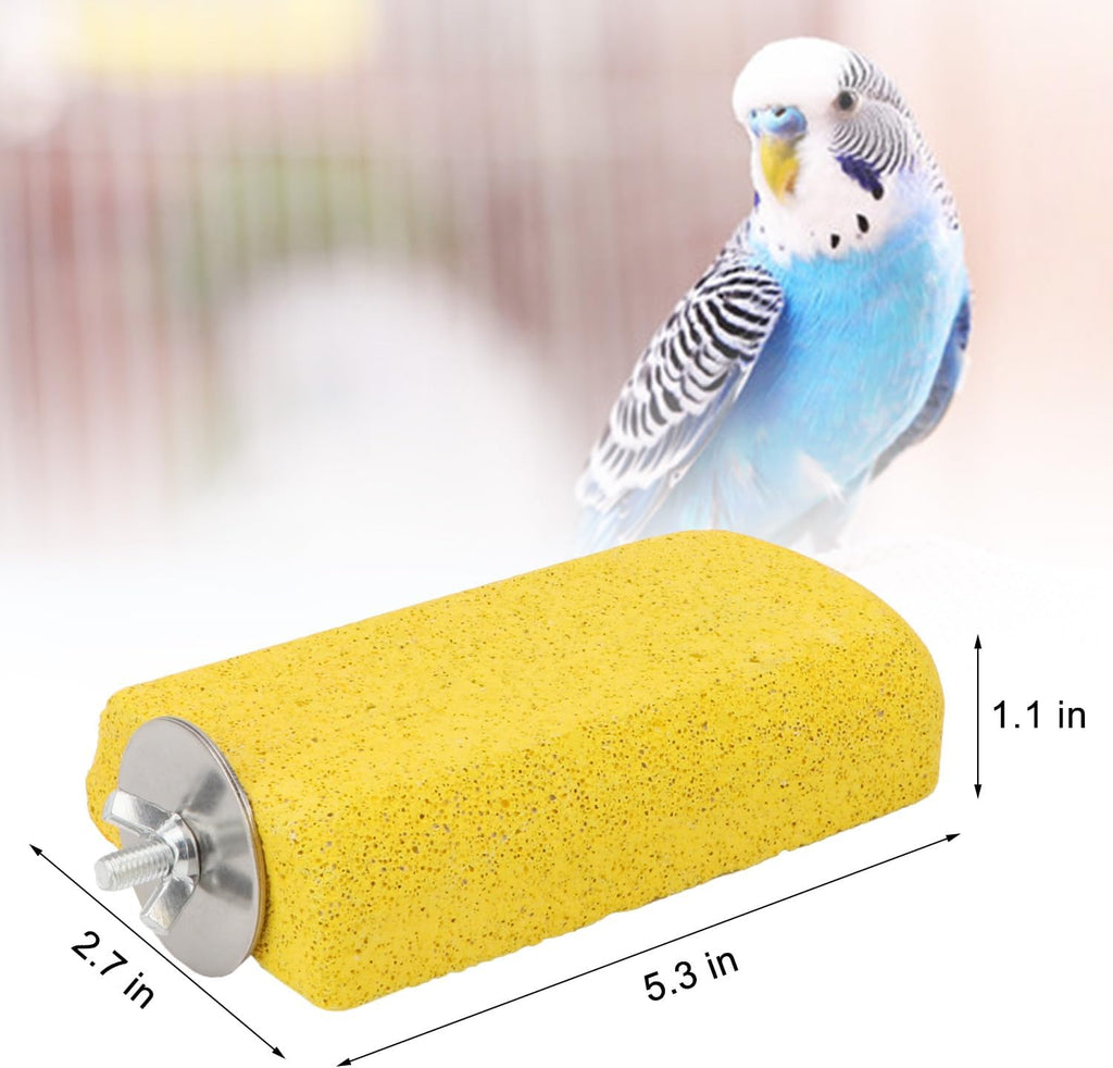 Hypeety Bird Beak Grinding Stone Cage Calcium Mineral Paw Grinding Block