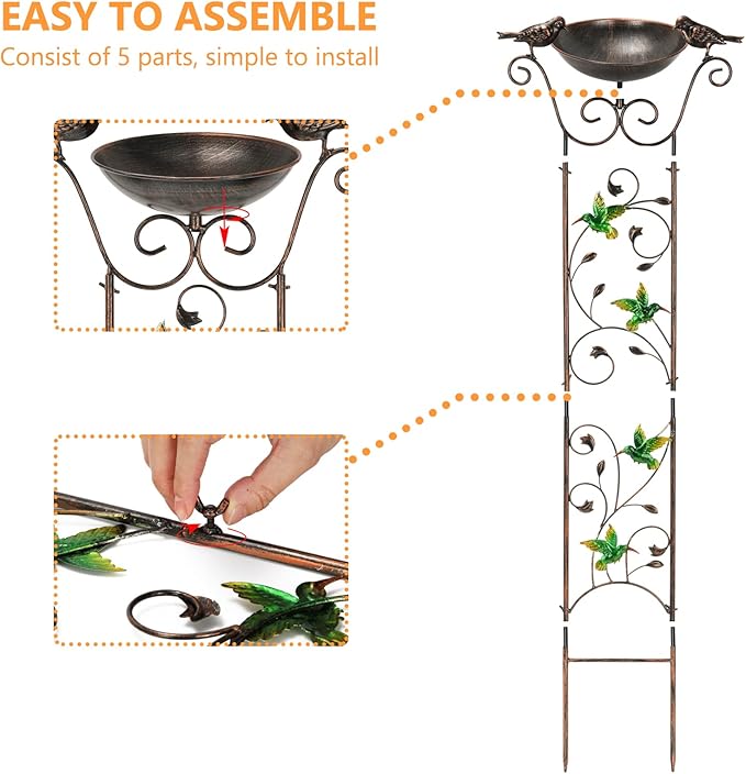SUNNYPARK Antique Garden Iron Trellis - Image 3