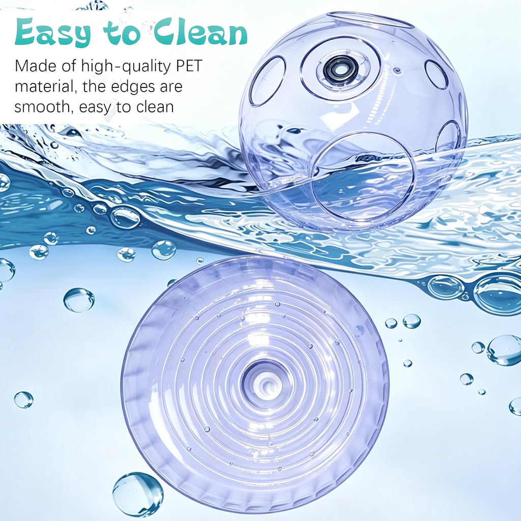 Hamiledyi Hamster Flying Saucer with Hideout House Plastic Hamster Wheel Small Animal Silent Running Wheel Gerbil Exercise Wheel Toy for Mice, Hamster and Other Small Pets (7In, Blue)