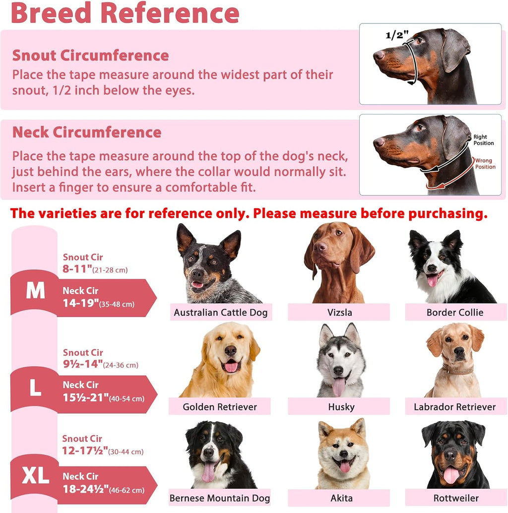 BARKLESS Soft Dog Head Collar, Patented Padded No Pull Training Head Halter
