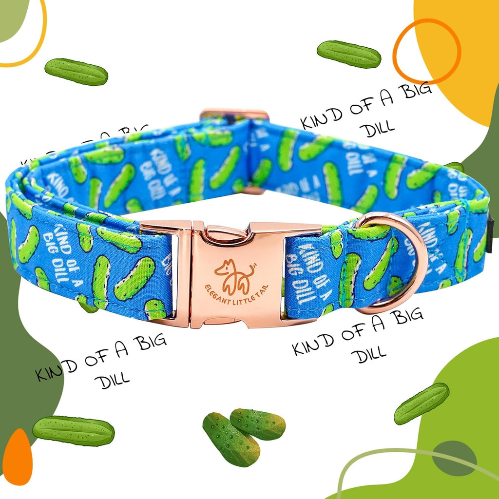 Dog Collar, Blue Bear Pattern Pet Collar Durable Cute Dog Collars Male or Female Pet Gift Adjustable Dog Collar for X-Large Dogs