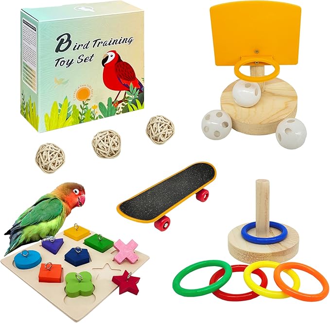 Bird Toys for Parakeets by HOORITO