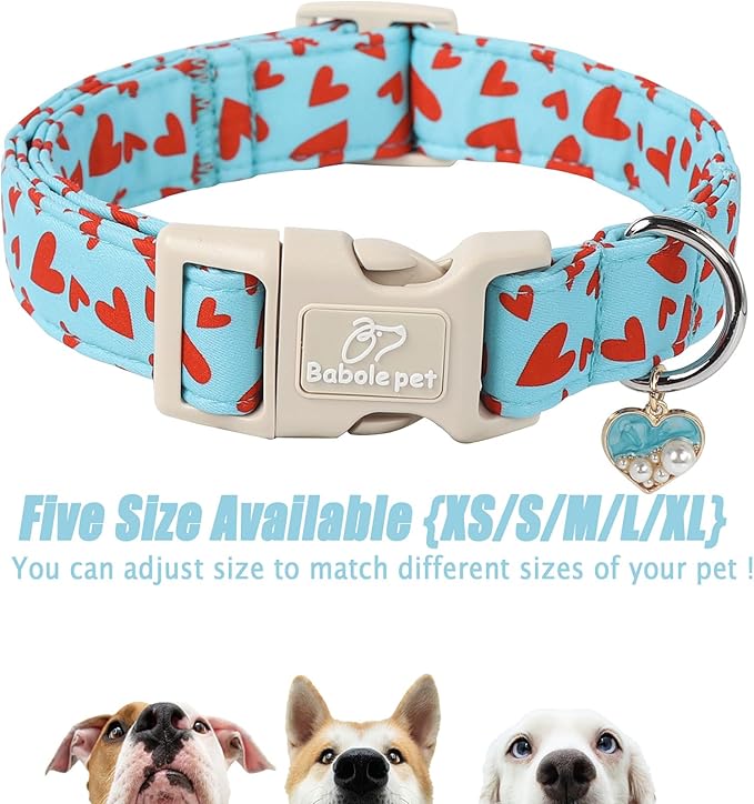 Valentines Dog Collar for Medium Dogs - Image 6