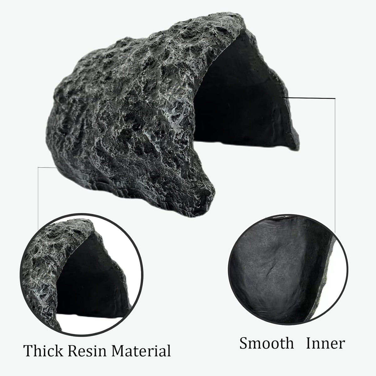 Large Realistic Rock Reptile Hide Cave