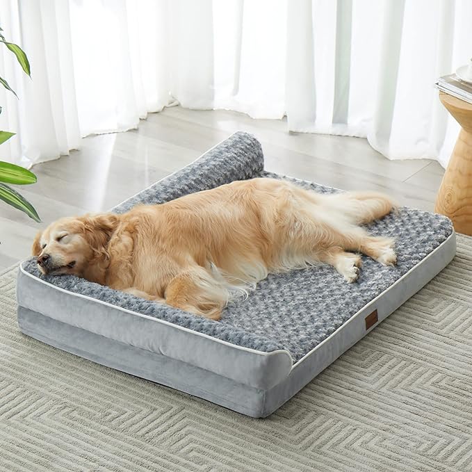 BFPETHOME Orthopedic Dog Beds for Large Dogs-Waterproof Sofa Pet Bed by BFPETHOME