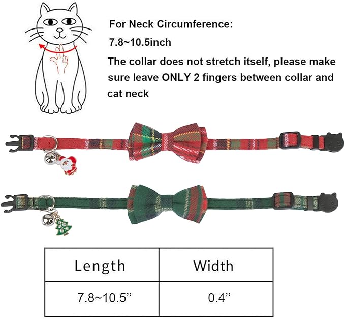 ADOGGYGO Christmas Cat Collars Breakaway - Image 6