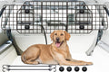 Gtongoko Dog Car Barrier for SUV, Heavy Duty Steel Wire Mesh Pet Divider for Vehicles Adjustable Universal Fit Dog Travel Barrier for Cars Trucks & SUVs, Cargo Area Safety Gate with Elastic Ropes