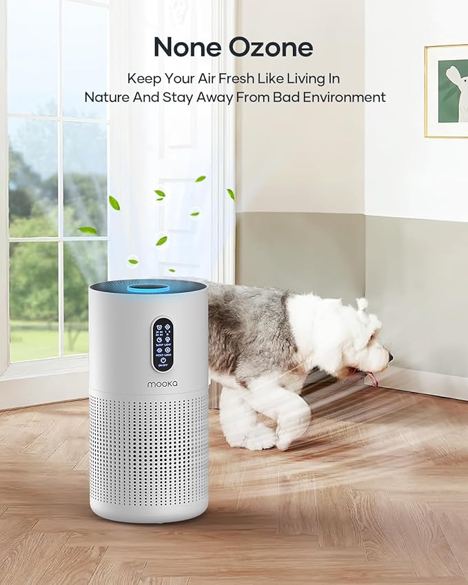 Air Purifiers for Home Large Room up to 1500 ft², MOOKA HEPA Air Purifier for - Image 7