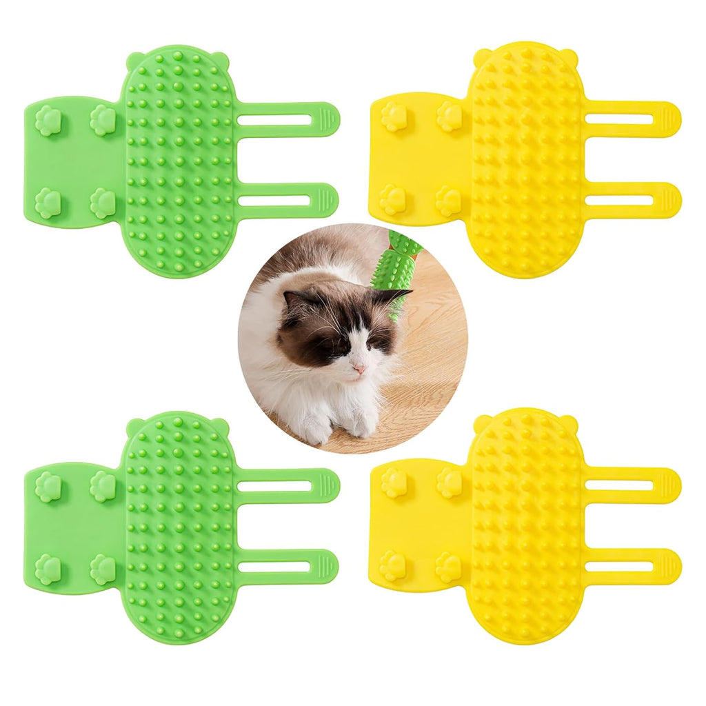 Cat Self Grooming Brush Silicone Cats Combs Indoor Soft Cat Face Scratcher