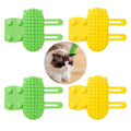 Cat Self Grooming Brush Silicone Cats Combs Indoor Soft Cat Face Scratcher