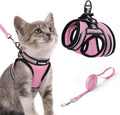 rabbitgoo Cat Harness and Leash Set, Step-in Soft Vest, Pink