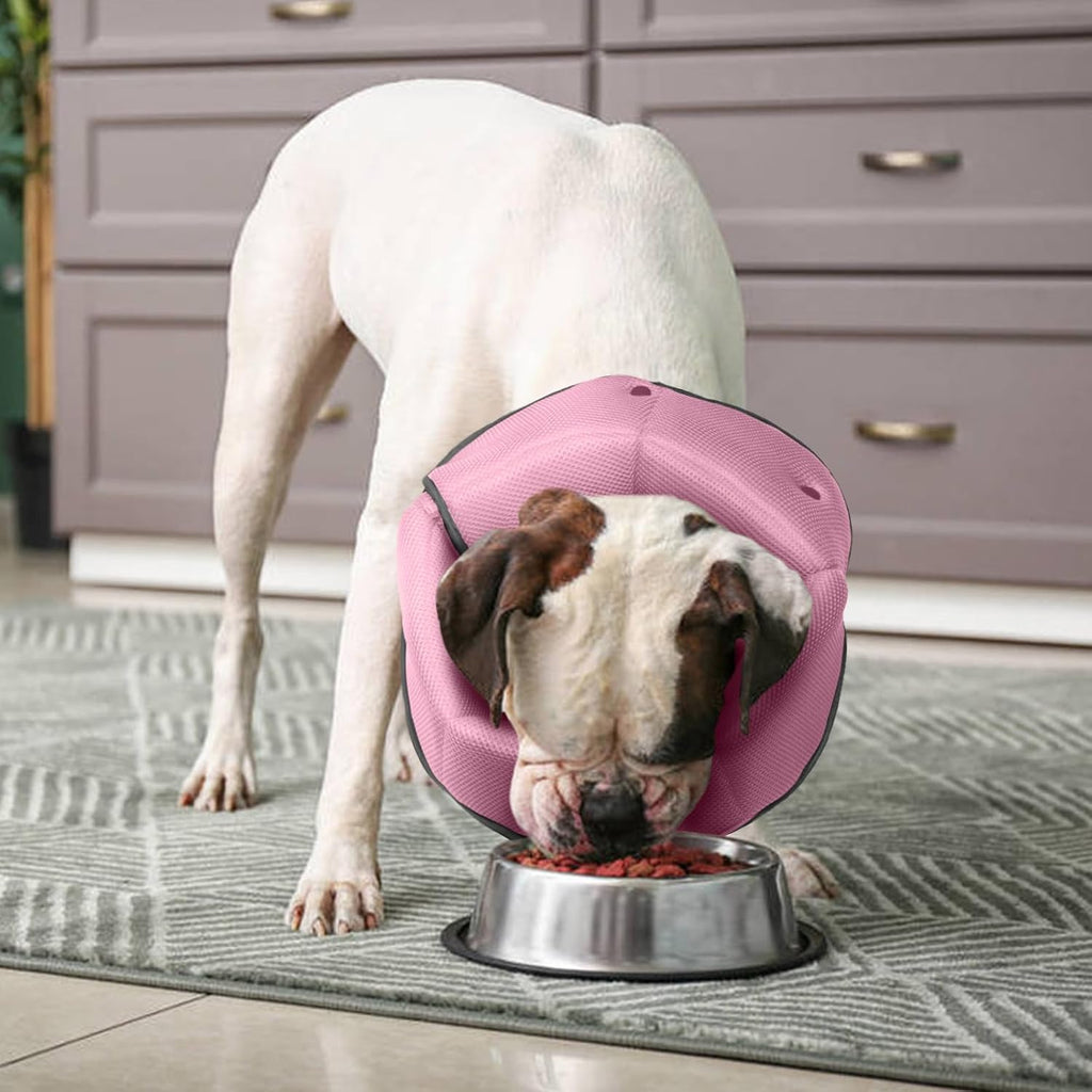 Soft Dog Cone Collar After Surgery, Foldable Adjustable E-Collar for Dogs