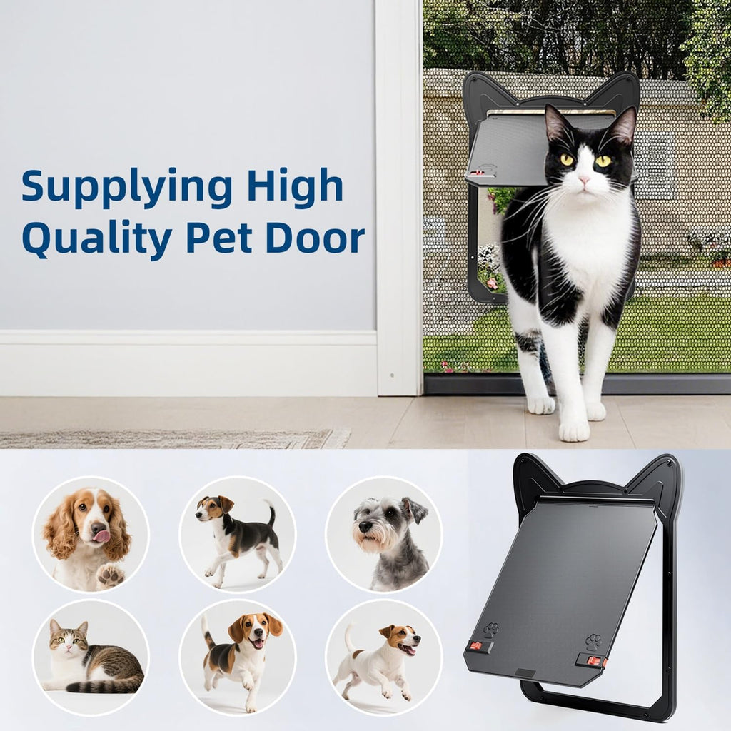 AuraSphere Pet Screen Door Magnetic Lock for Small Dogs and Cats