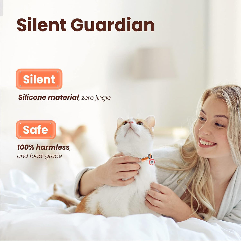 Pawaii Dog ID Tag, Silent Silicone QR Code Tag, Scan Alerts, No App, 1 Pack