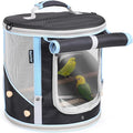 Small to Medium Bird Travel Carrier Cage, Portable Parrot Parakeet Cockatile by halinfer