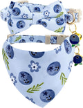 Faygarsle 2 Pack Blueberry Pattern Cat Collar Set by Faygarsle