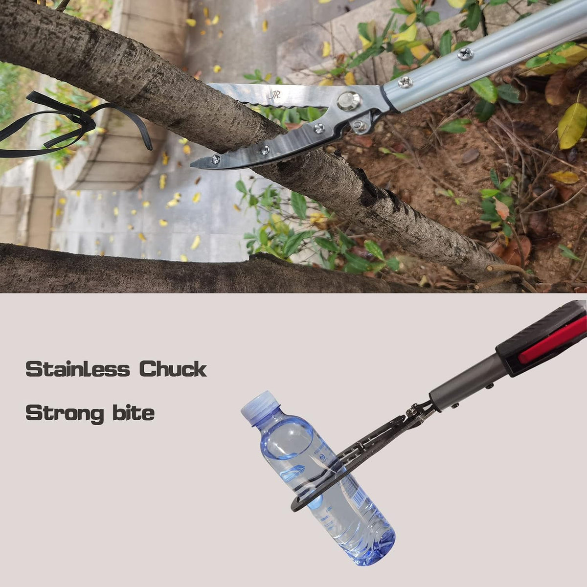 7.3ft Snake Catcher Tongs Grabber Professional Traps Stick Heavy Duty Auminum Alloy Pick-up Handing Tools